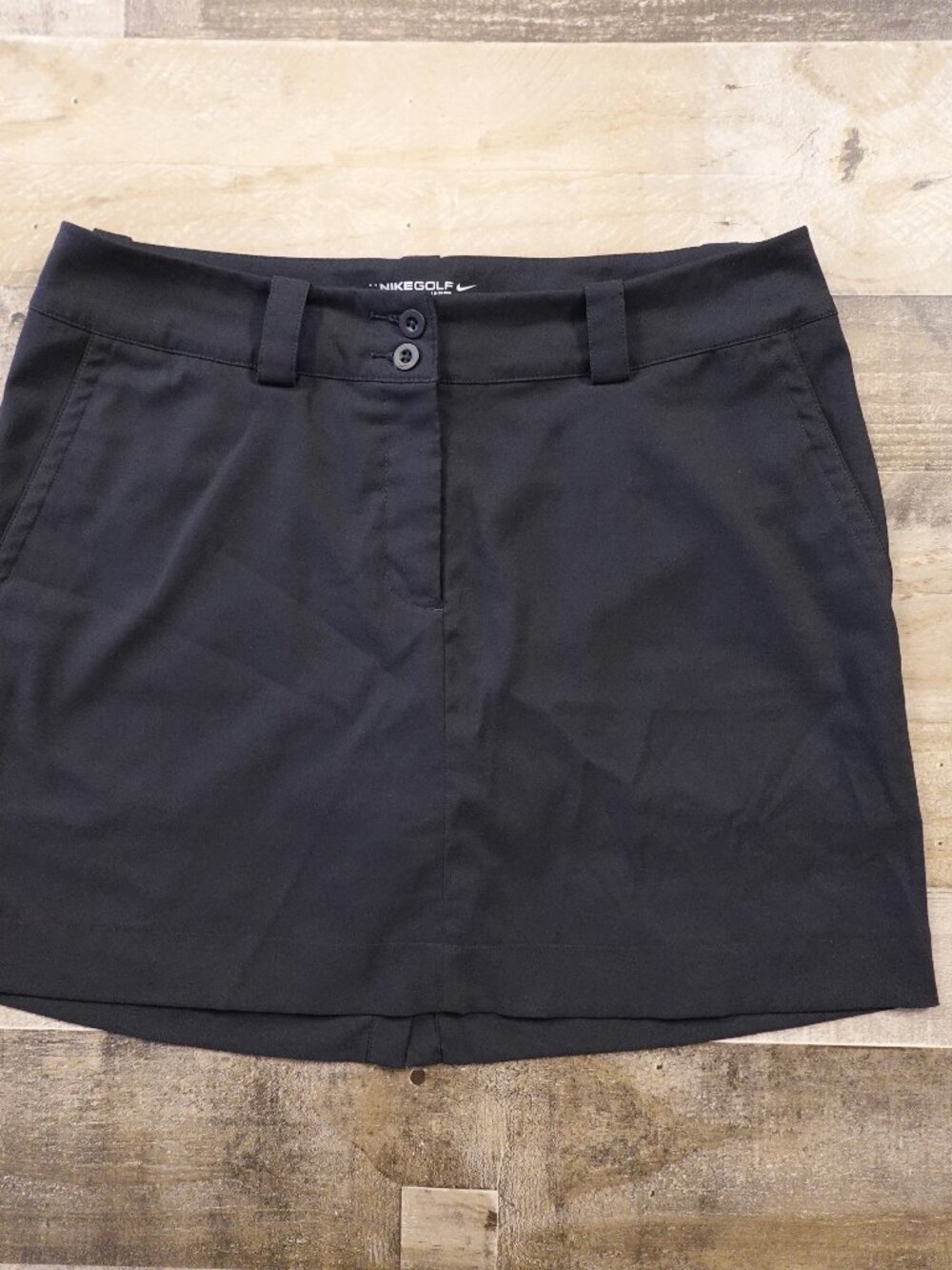 Nike Golf Tour Performance Dri-FIT Skort Women’s 8 Black Athletic Tennis